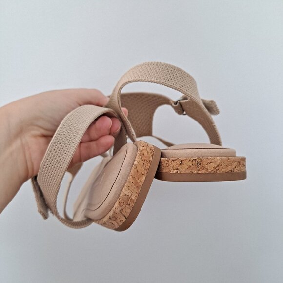 Vivaia Mia Tan T Strap Square Toe Sandals 10.5 42 - Picture 10 of 11